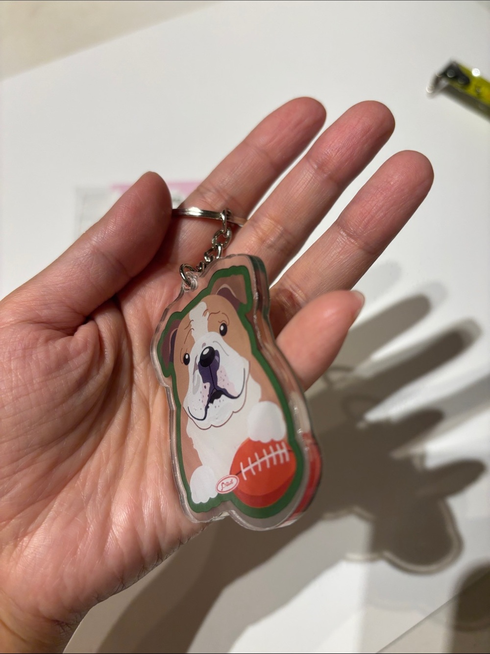 Bulldog Keychain and Sticker Set - Picture 6 of 8